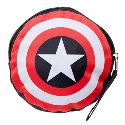 Marvel Comics Captain America Packable Tote Bag