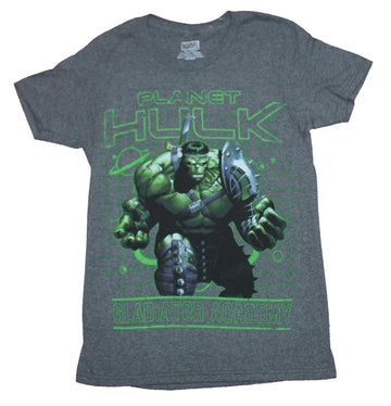 Hulk Mens T-Shirt  - Planet Hulk Gladiator Academy Battle Ready Incredible