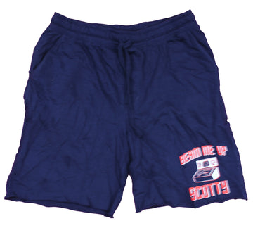 Star Trek Men's Beam Me Up Scotty Long Cut Off Lounge. Gym, Sleep Shorts