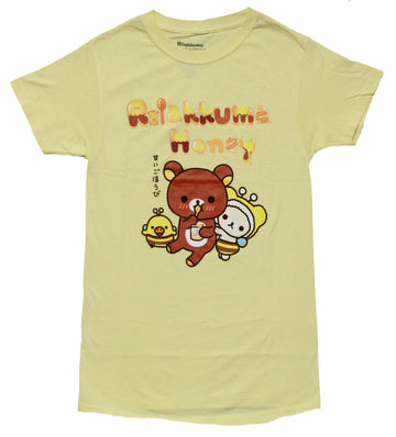 Rilakkuma San-X Kawaii Honey Mens T-Shirt -Kiiroitori, Korilakkuma