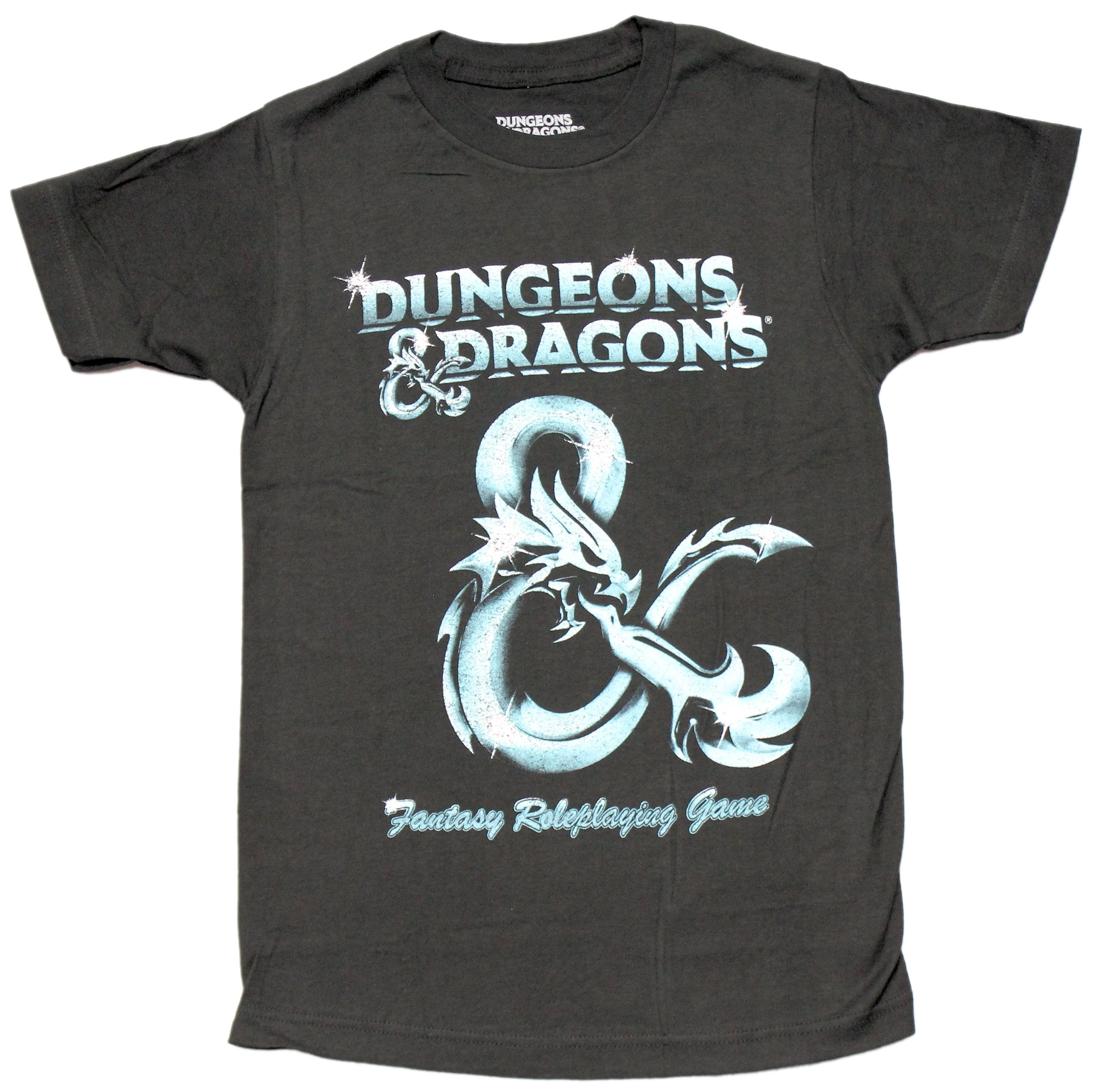 Dungeons and Dragons Mens T-shirt  D&D Dragon Ampersand Logo