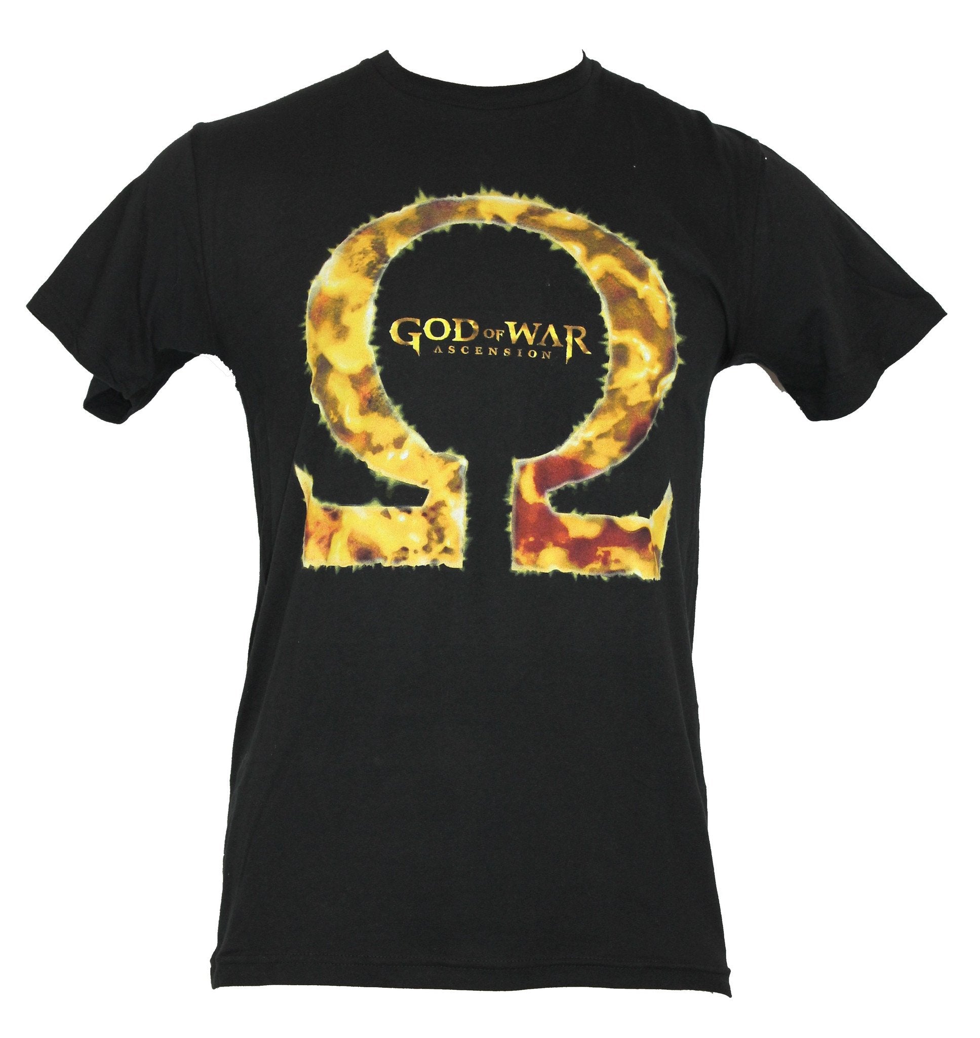 God of War Mens T-Shirt - "Ascension" Giant Molten Kraitos Symbol Image
