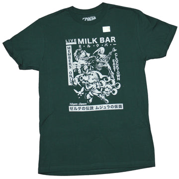 Legend of Zelda Mens T-Shirt - Milk Bar Group Image Live From Clocktown