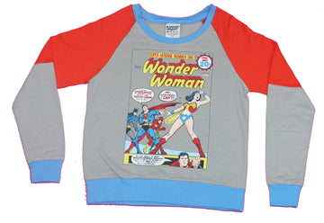 Wonder Woman Girls Juniors Crewneck Sweatshirt - Issue 212 Cover