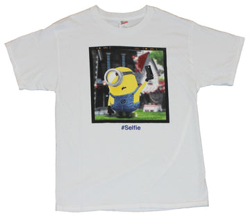 Despicable Me Mens T-Shirt - #selfe Minon taking His Picture Image