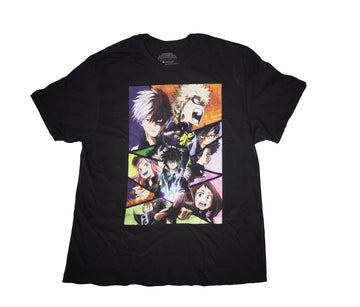 My Hero Academia Mens T-Shirt - Deku Over Triangle Burs Group