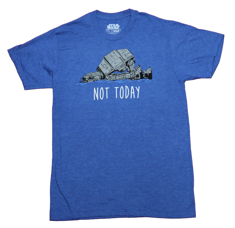 Star Wars  Mens T-Shirt - Not Today Lazy AT-AT Image - Inmyparentsbasement.com