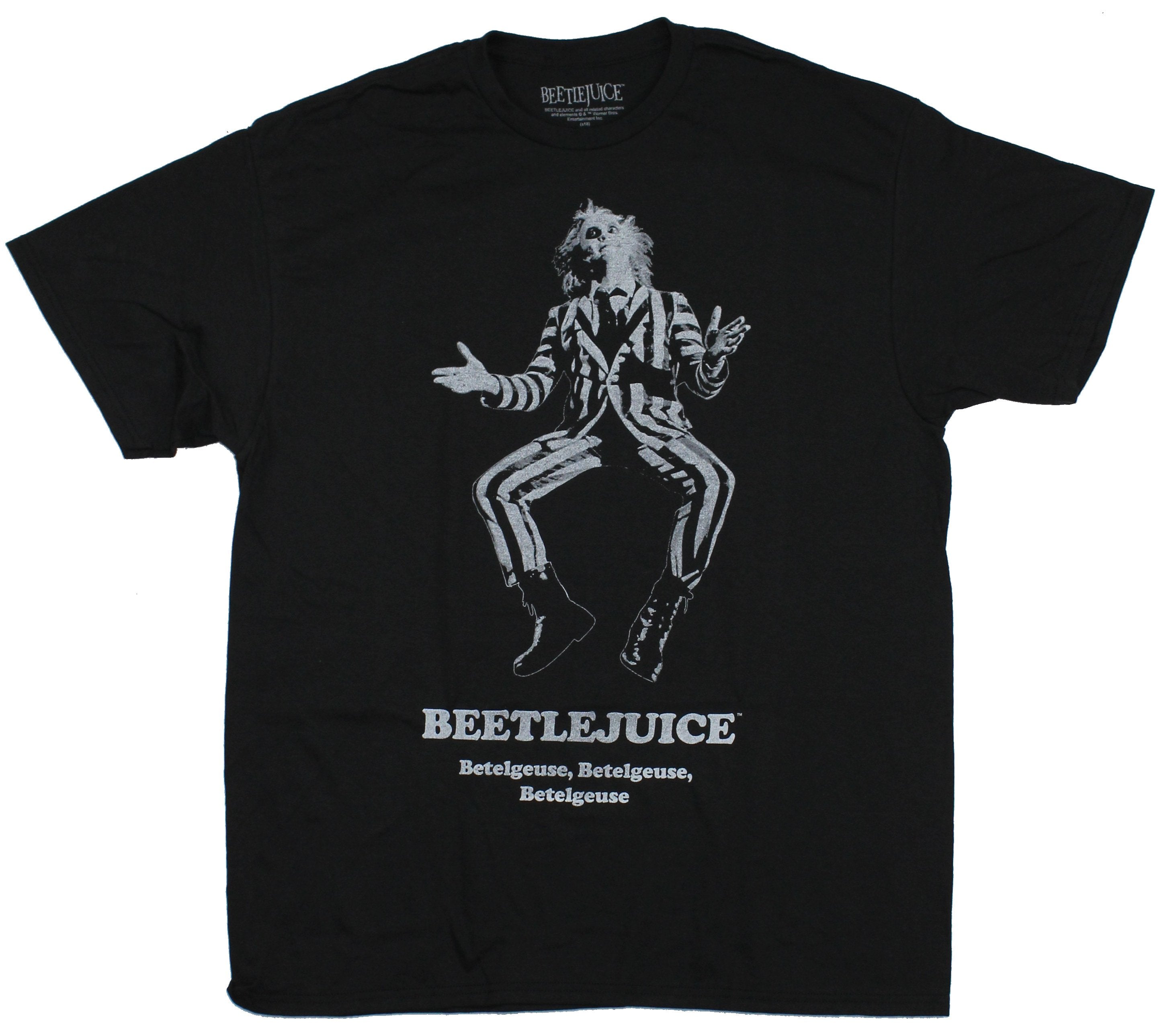 Beetlejuice Mens T-Shirt - Seated Betelgeuse Betelgeuse Betelgeuse