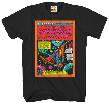 Doctor Strange Mens T-Shirt - Neon Dimension of Death