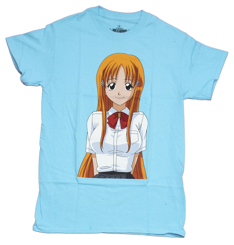Bleach Mens T-Shirt - Orihime Smiling Image - Inmyparentsbasement.com