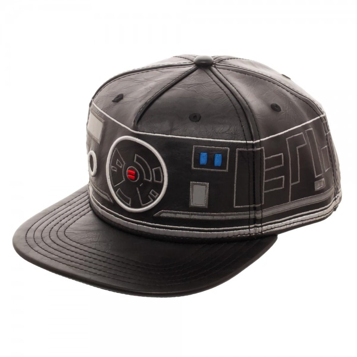 Star Wars BB-9 Embroidered Faux Leather Snapback Baseball Cap