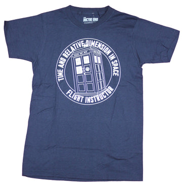 Doctor Who Mens T-Shirt - Time Relative Dimension In Space Flight Instructor