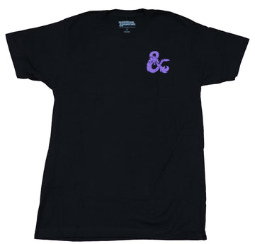 Dungeons & Dragons Mens Long Sleeve T-Shirt - Ampersand Logo Giant Lich Back