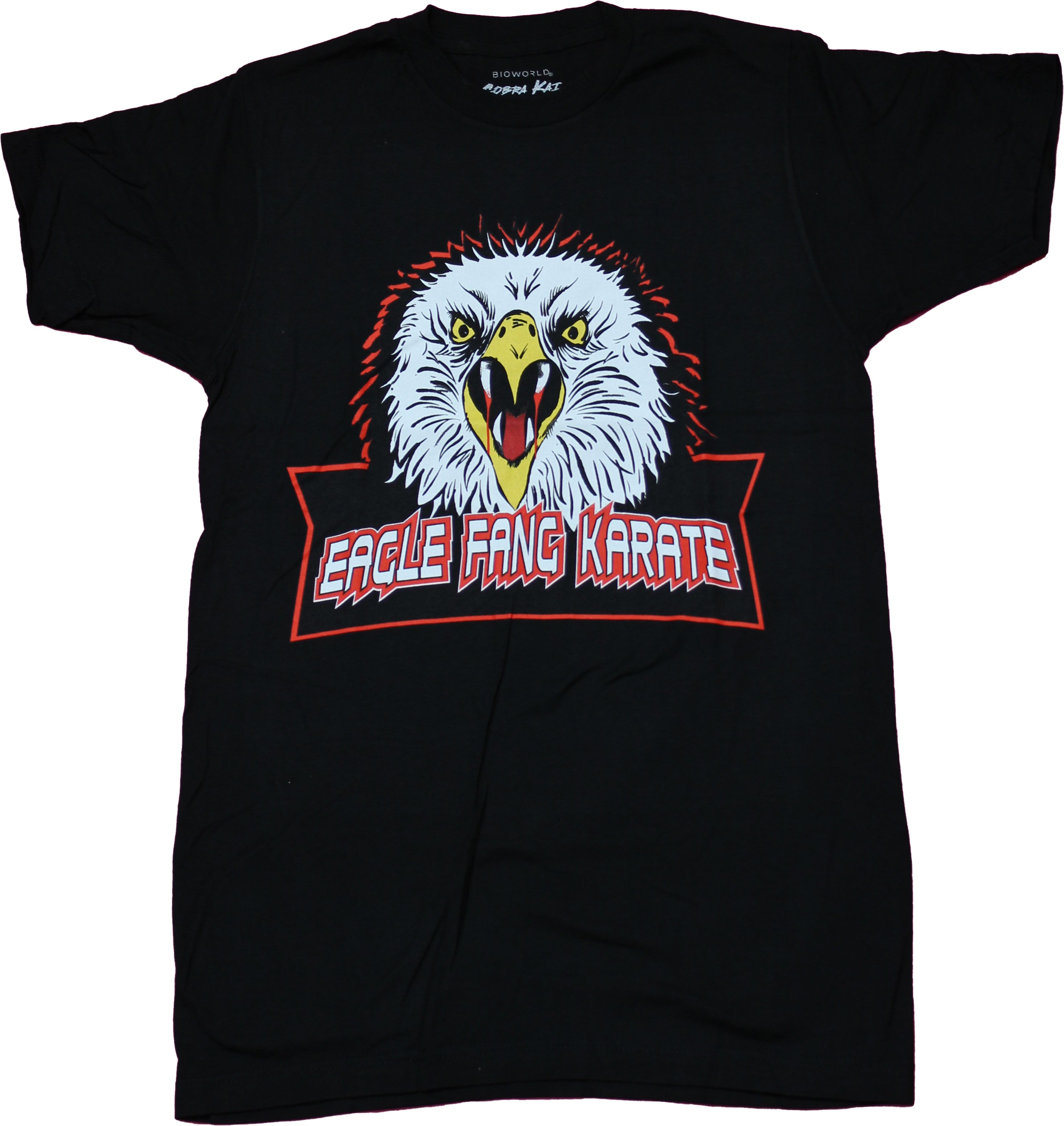 Cobra Kai Mens T-Shirt - Eagle fang Karate Bite Like An Eagle