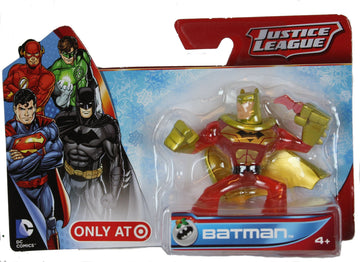 Justice League Mini Batman Figure Exclusive Red and Gold Paint