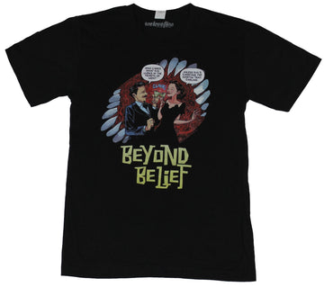 Beyond Belief  Mens T-Shirt-  Who Cares What Evil Lies In the Hearts Of Man