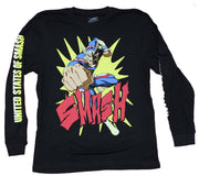 My Hero Academia Mens Long Sleeve T-Shirt - All Might Smash Tour United States OF - Inmyparentsbasement.com