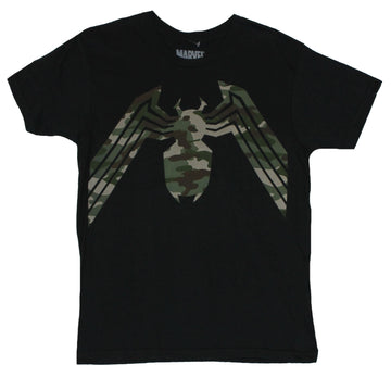 Spider-Man Mens T-Shirt  - Camo Spiderman Logo