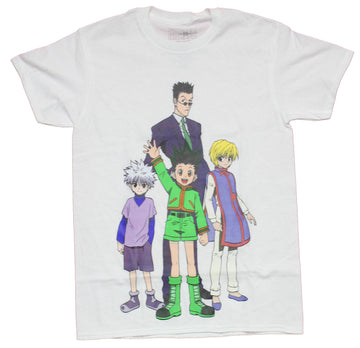 Hunter X Hunter Mens T-Shirt - Standing Group Of Four Image