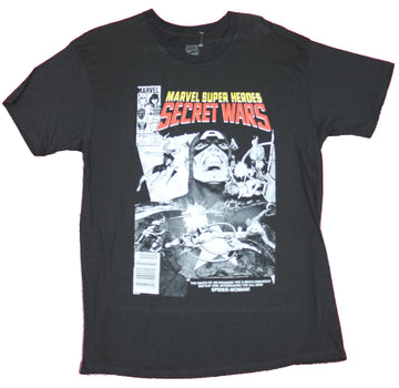 Marvel Comics Mens T-Shirt - Captain America Issue 7 Cover Image