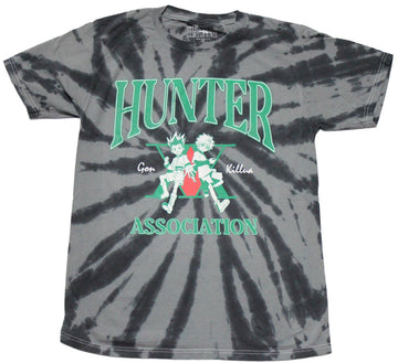 Hunter X Hunter Mens T-Shirt - Gon & Killua Hunter Association Tie Dye