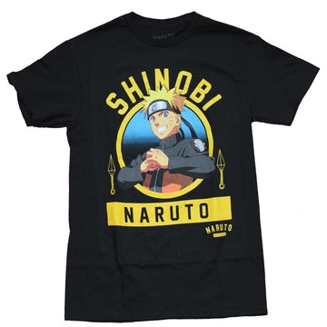 Naruto Shippuden Mens T-Shirt - Shinobi Smiling Circle
