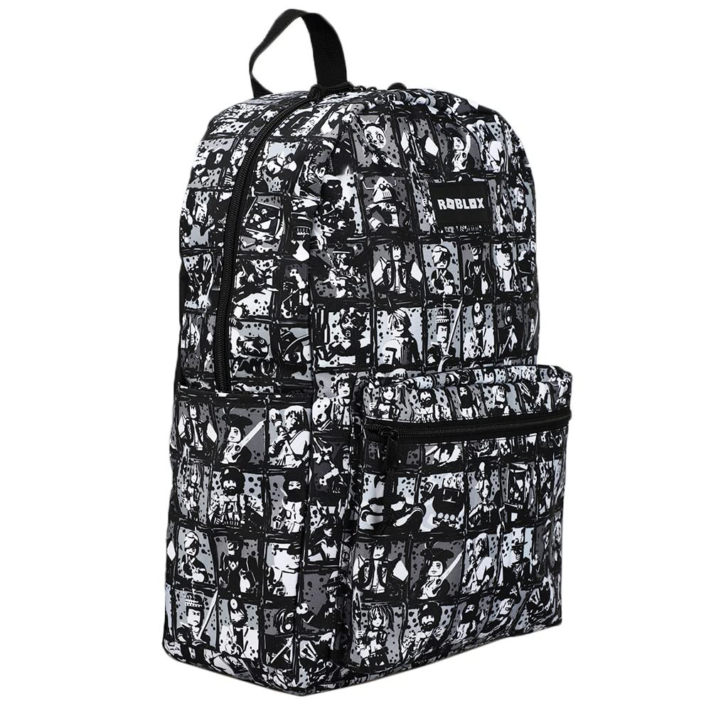 The Black and White Tile Print Roblox Backpack