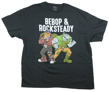 Teenage Mutant ninja Turtles Mens T-Shirt - Bebop & Rocksteady Under Name