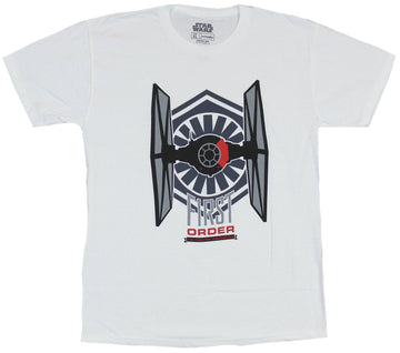 Star Wars Girls Juniors T-Shirt - First Order Stylized Tie Fighter Image