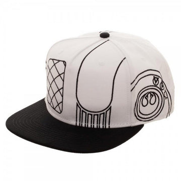 Bioworld Star Wars Pilot Helmet DIY Color Embroidered Snapback Baseball Cap,Multi,One Size