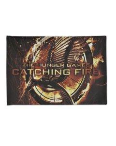 Hunger Games Catching Fire Standard Pillowcase - Mocking Jay and Title Logo