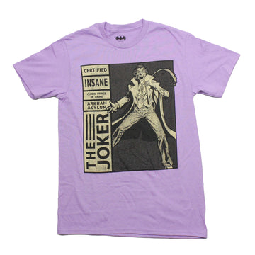 Batman The Joker Certified Insane Clown Prince of Crime Akrham Asylum