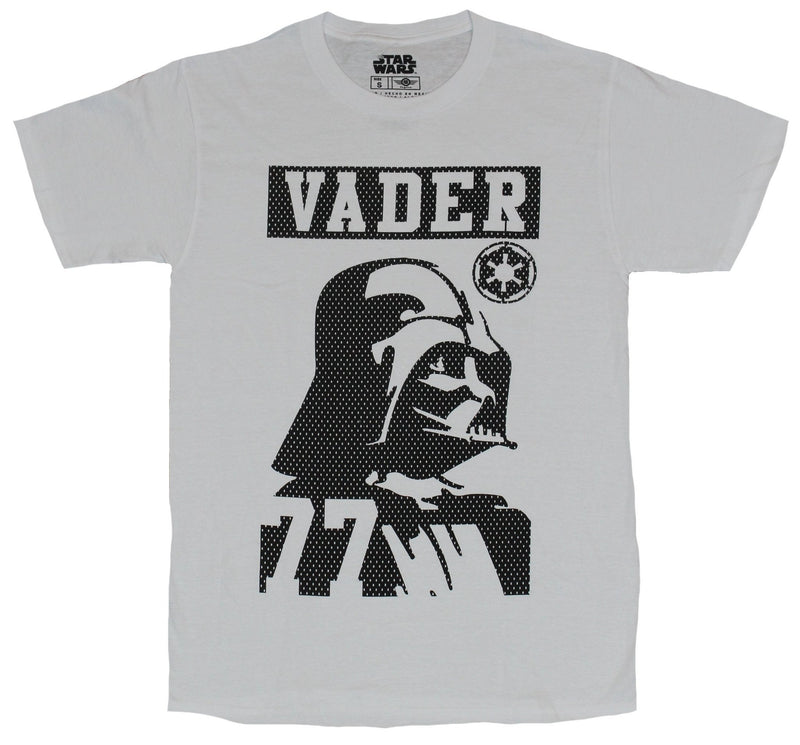 Star Wars Mens T-Shirt - Dotted Vader 77 Simple Image - Inmyparentsbasement.com