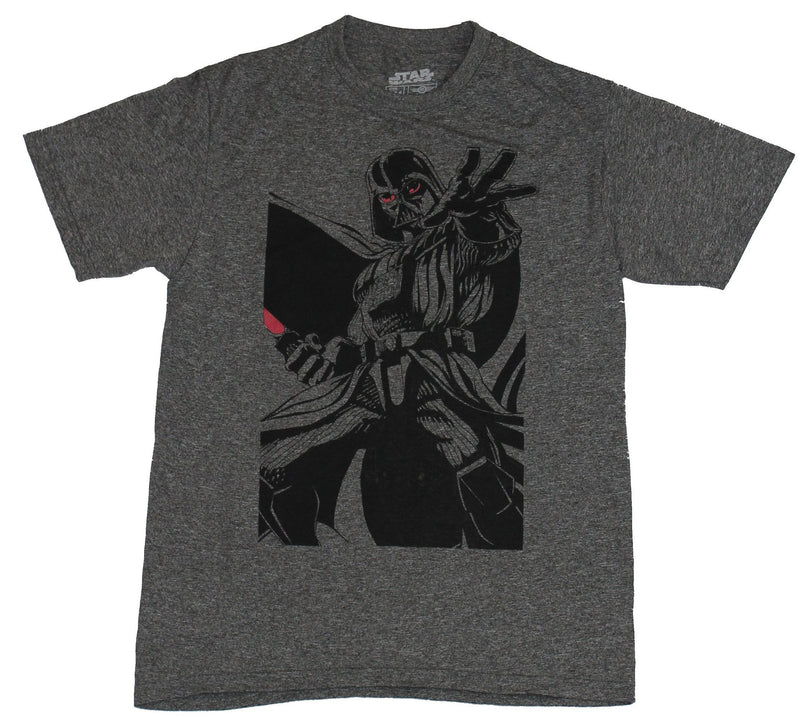 Star Wars Moisture Wicking Mens T-Shirt - Reaching Darth Vader Image