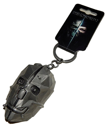 Dishonored 2 3D Skull Logo Video game Keychain