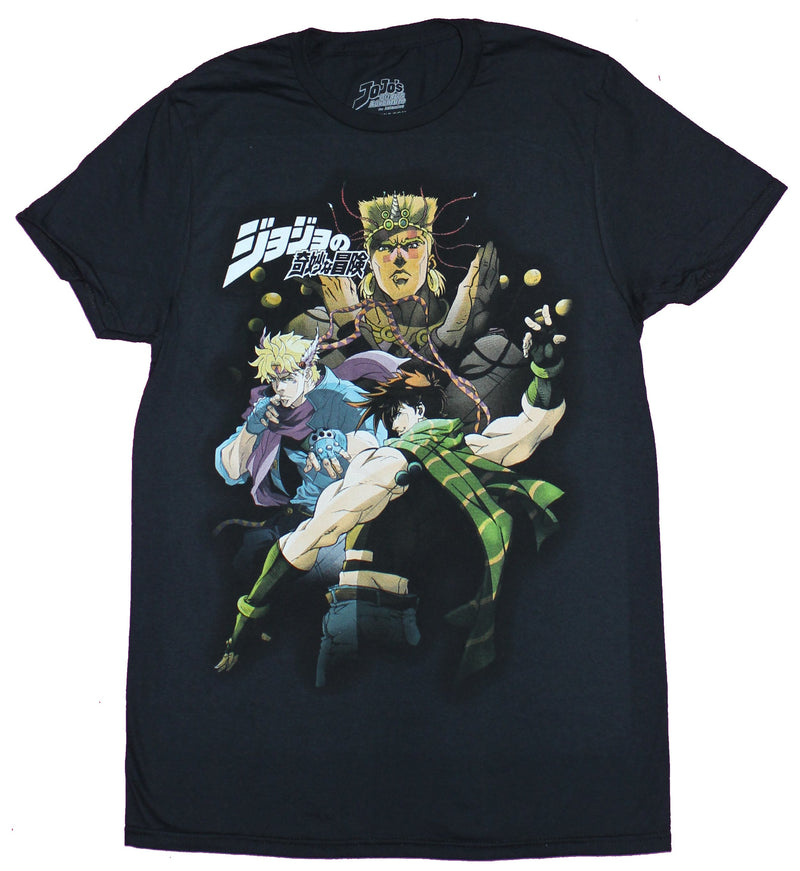 Jojo's Bizare Adventure Mens T-Shirt - Joseph Joestar in a Collage of Characters - Inmyparentsbasement.com