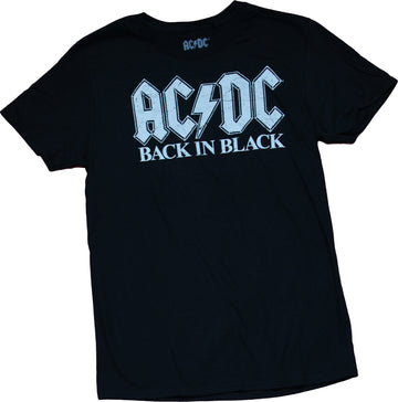 AC/DC Mens T-Shirt - Back In  ACDC Classic