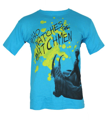 The Watchmen Mens T-Shirt -"Who Watches the Watchmen" Ozymanidus Side Image