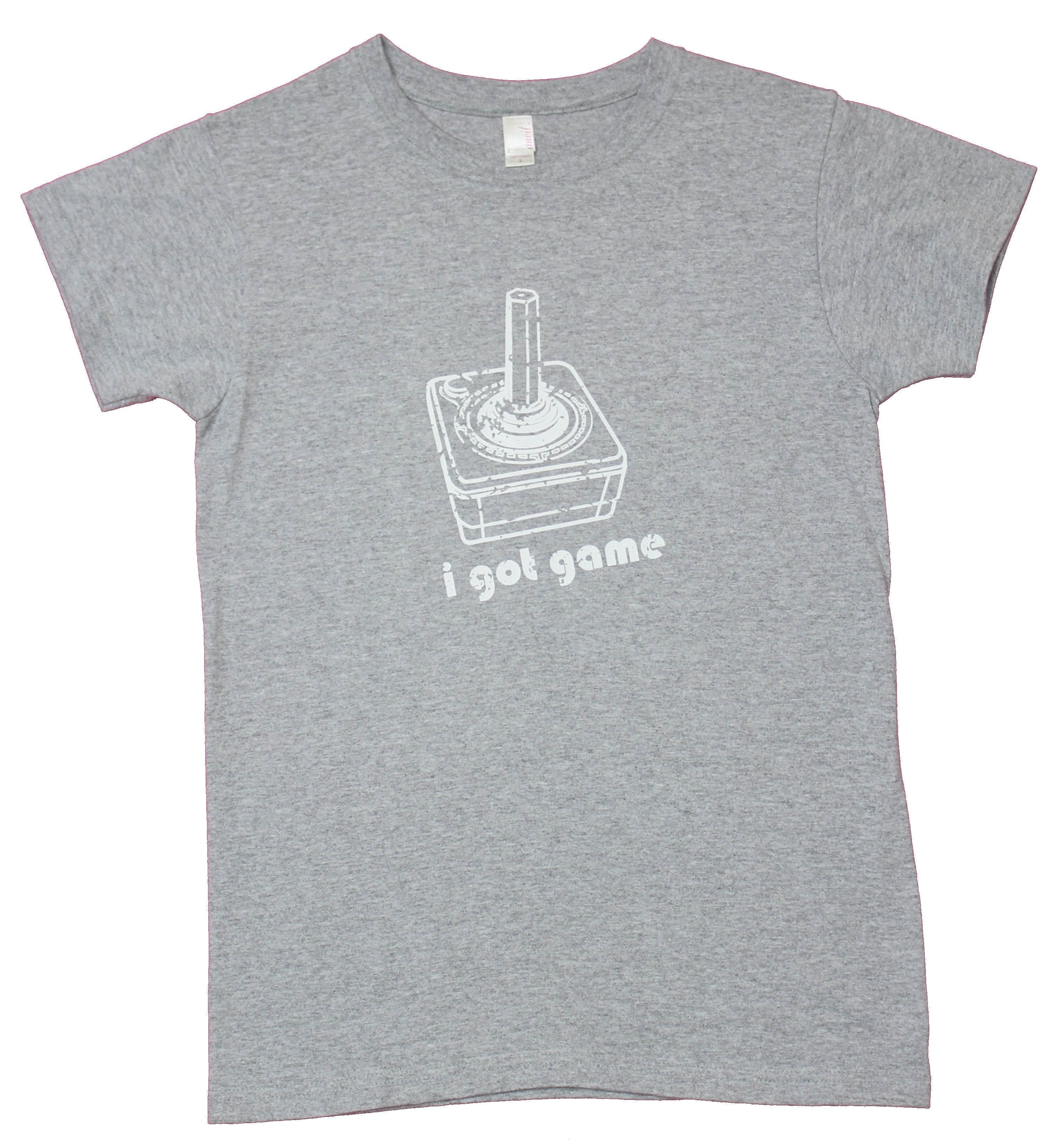 Video Games Girls Juniors T-Shirt - I Got Game 80's Joystick Image