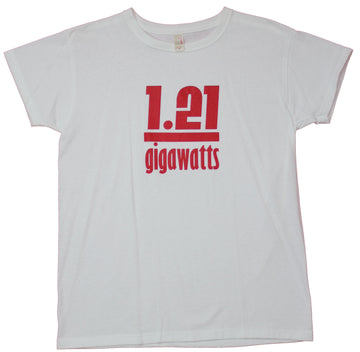 1.21 Gigawatts Girls Juniors T-Shirt - Word Image