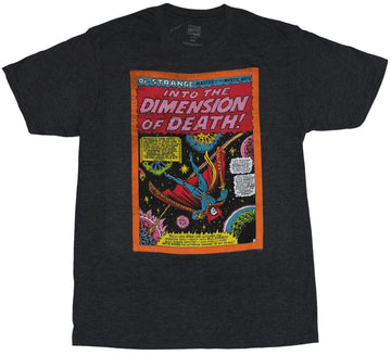Doctor Strange (Marvel Comics) Mens T-Shirt - Into the Dimension of Death Image