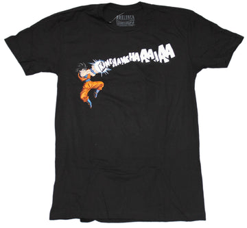 Dragon Ball Z Mens T-Shirt - Kamehamehaaa! Goku Attack