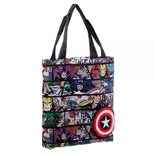Marvel Comics Captain America Packable Tote Bag