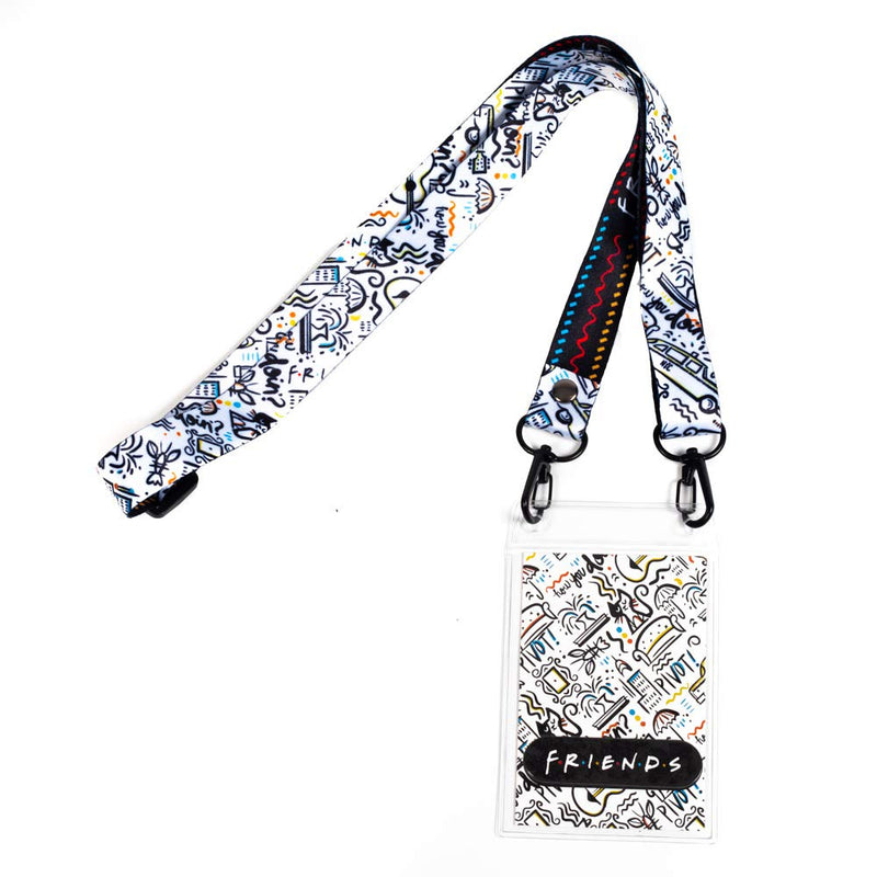 Friends Mask Lanyard Printed Mask Holder