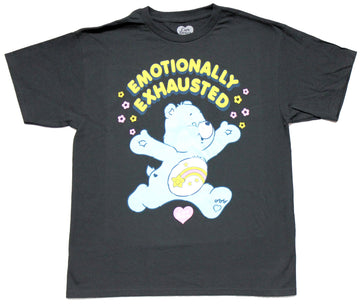 Care Bears Mens T-Shirt - Wish Bear Emotionally Exhausted