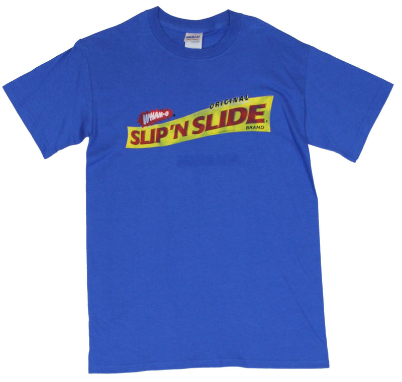 Slip N Slide Mens T-Shirt  - Image of the Logo from the Wham-O Water Toy - Inmyparentsbasement.com