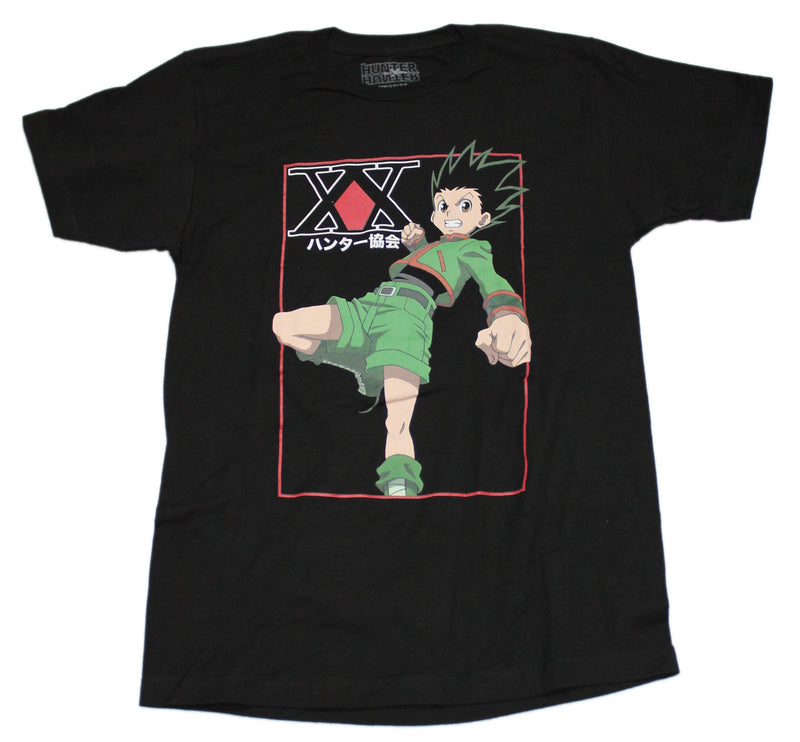 Hunter X Hunter Mens T-Shirt - Gon Logo Dive Attack