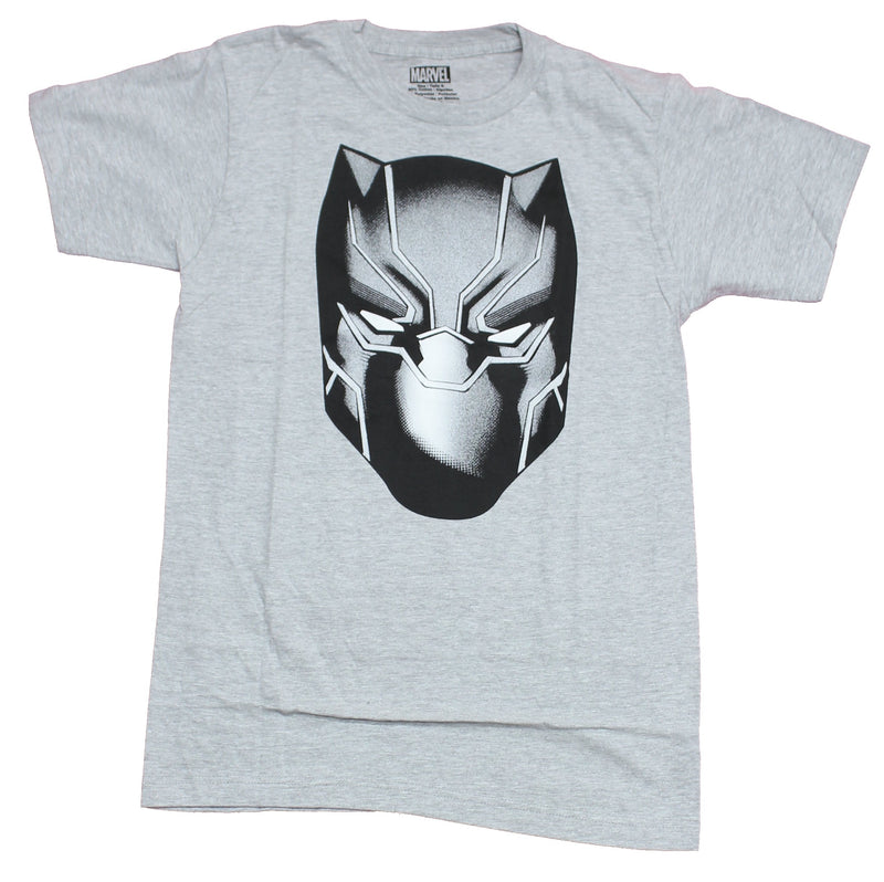 Black Panther Mens T-Shirt - Classic Close Up Face Image