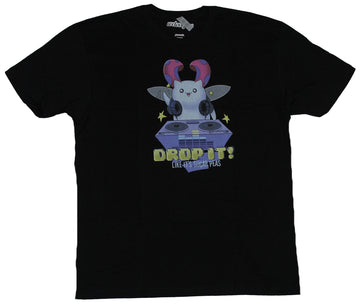 The Bravest Warriors Mens T-Shirt - Drop It! Catbug Working The Turntable Image