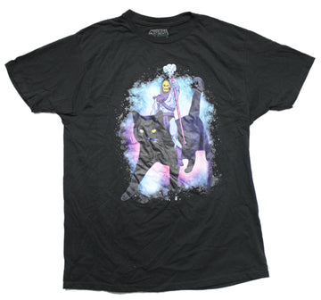 Masters of The Universe Mens T-Shirt - Skeletor Cat Space Ride